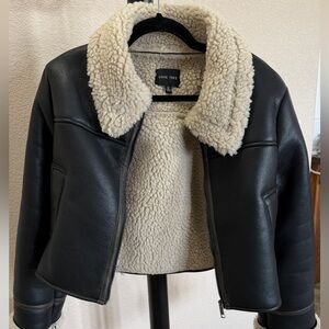 Love Tree Women's Faux Leather Moto Jacket